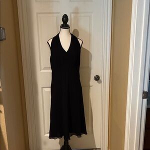 Ann Taylor Black Backless Dress